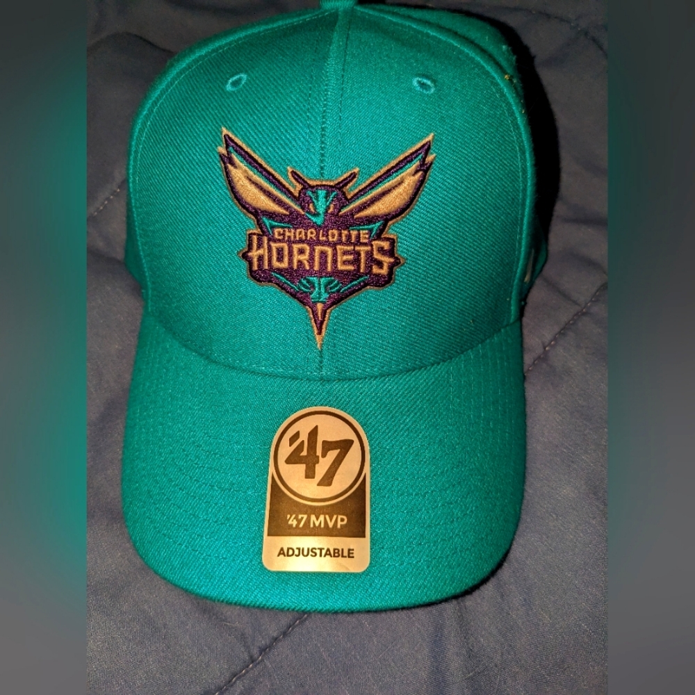 Charlotte hornets basketball NBA cap. Adjustable size